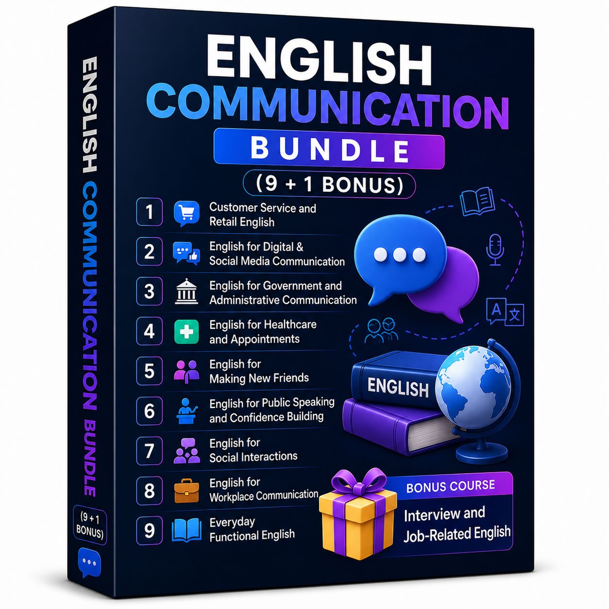 English Communication Bundle (9 + 1 Bonus)