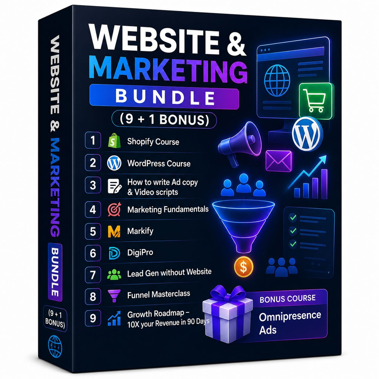 Website & Marketing Bundle (9 + 1 Bonus)
